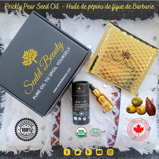 Moroccan Organic Cold-Pressed Prickly Pear Seed oil